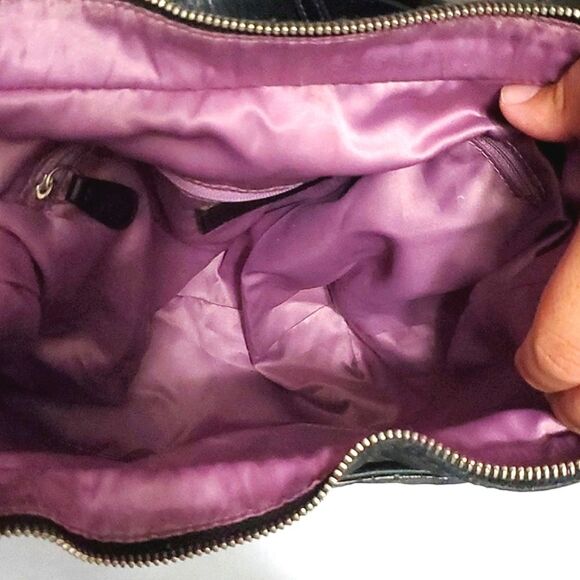 Coach Black Leather Minimalist Utility Career Essential Duffle Hobo Shoulder Bag - Picture 12 of 16